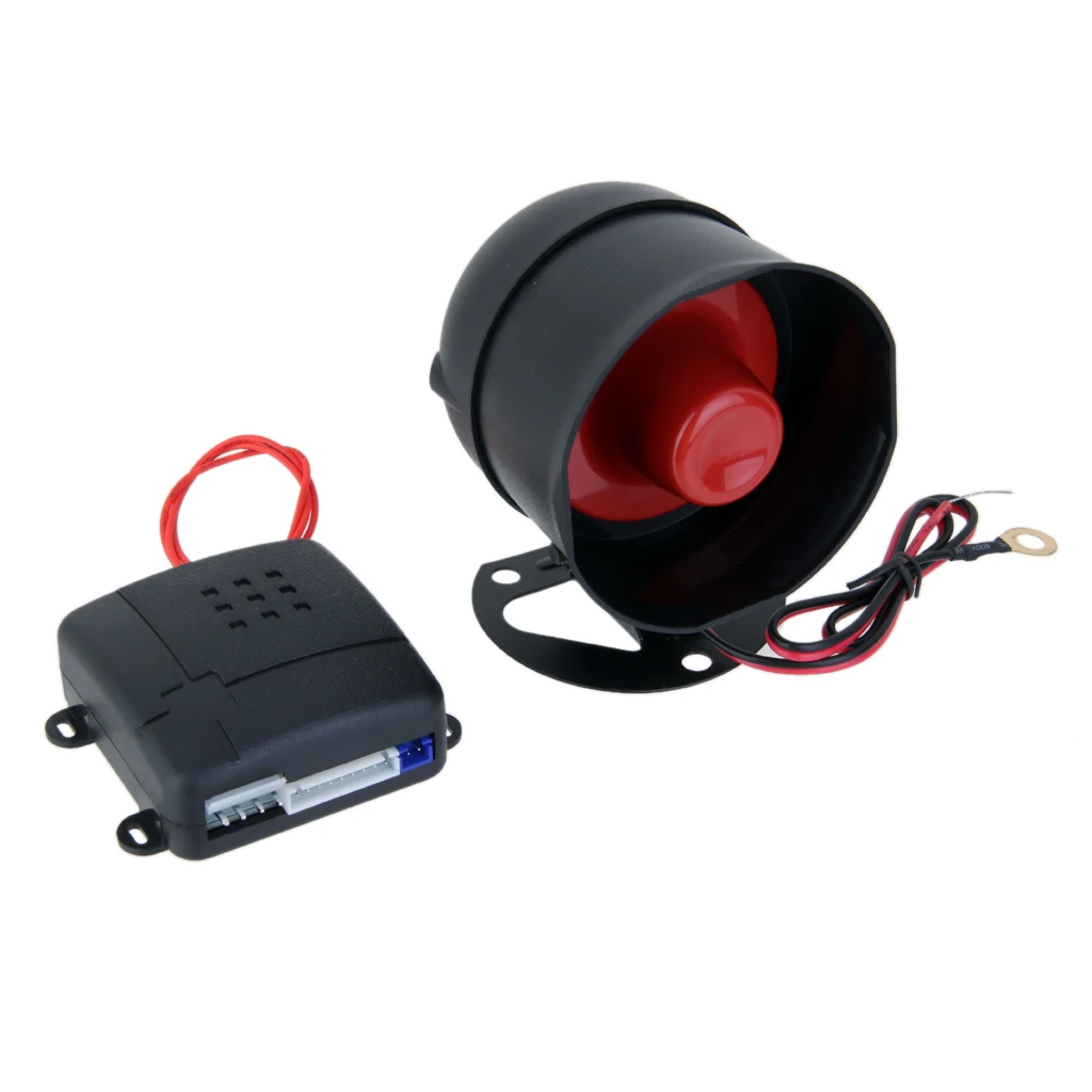 Universial Car Lock Vehicle Alarm Protection Security System Keyless Siren Remote Control 