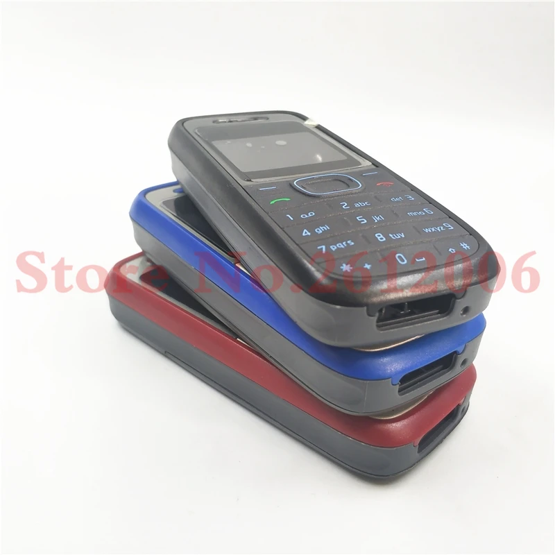 Высокое качество, чехол для Nokia 1200 1208, полный комплект, чехол для мобильного телефона, английская клавиатура