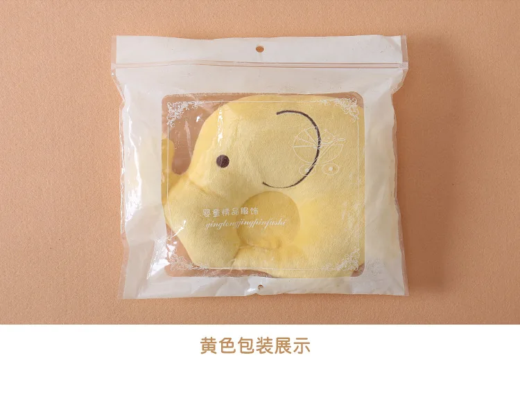 Babies' Shaping Pillow Autumn And Winter New Style Cartoon Elepbaby Pillow Anti Migraine 0-1-Year-Old Infant Pillow Maternal And