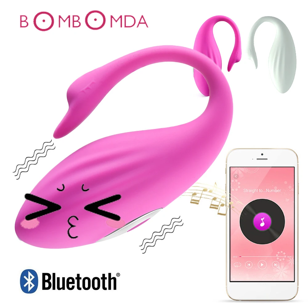 Silicone Vagina Eggs Vibrator APP Bluetooth Wireless Remote Control G spot Stimulator 7 Frequency Adult Game