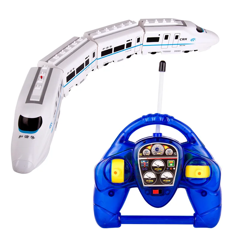 Детская игрушка Eduacitonal 1:20 Omni-направляющее колесо CRH Китай пульт дистанционного управления рельс 757P-006 82 см 4 Вт RC автомобиль RC Железнодорожный трек поезд