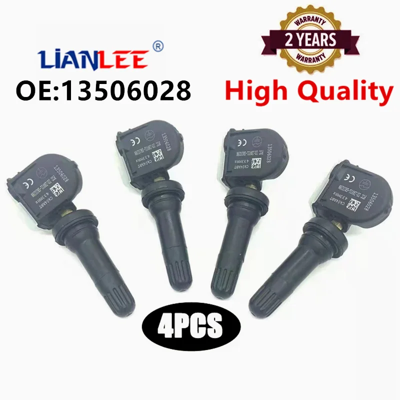 TPMS 타이어 압력 모니터링 시스템, Opel Adam Ampera Antara Astra J K Corsa Insignia Meriva Mokka Zafira C 13506028, 4PCs