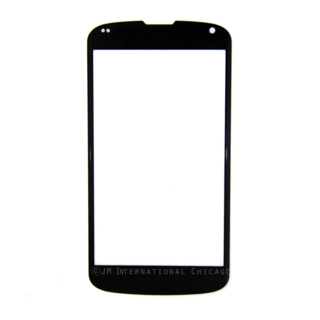 Display Esterno In Vetro Per Touch Lcd Per Lg Nexus 4 E960 Nero