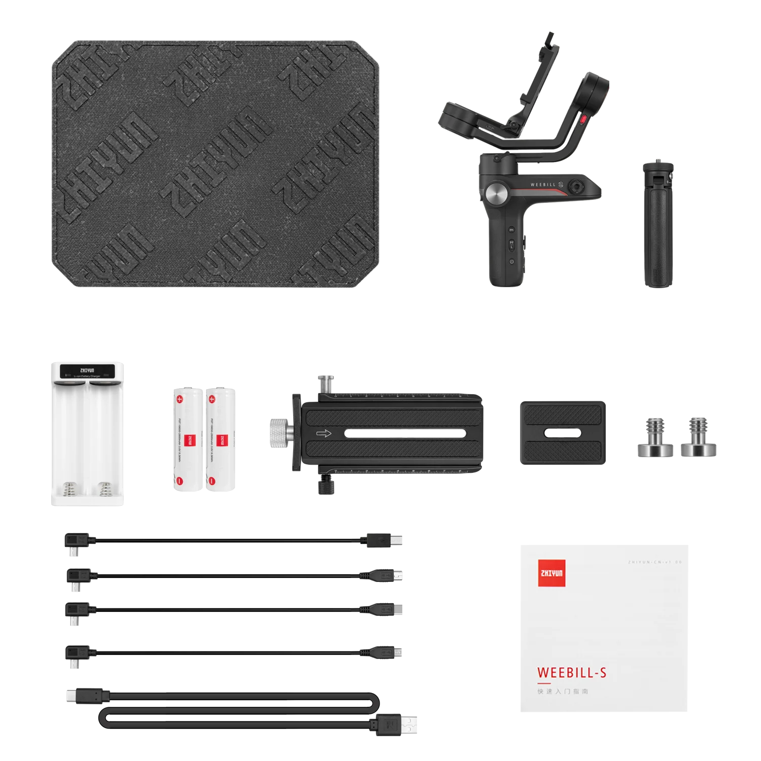 ZHIYUN Weebill S 3-х осевая передача изображения карданный Стабилизатор Для беззеркальных Камера цифровой зеркальной камеры CANON NIKON SONY DSLR Камера