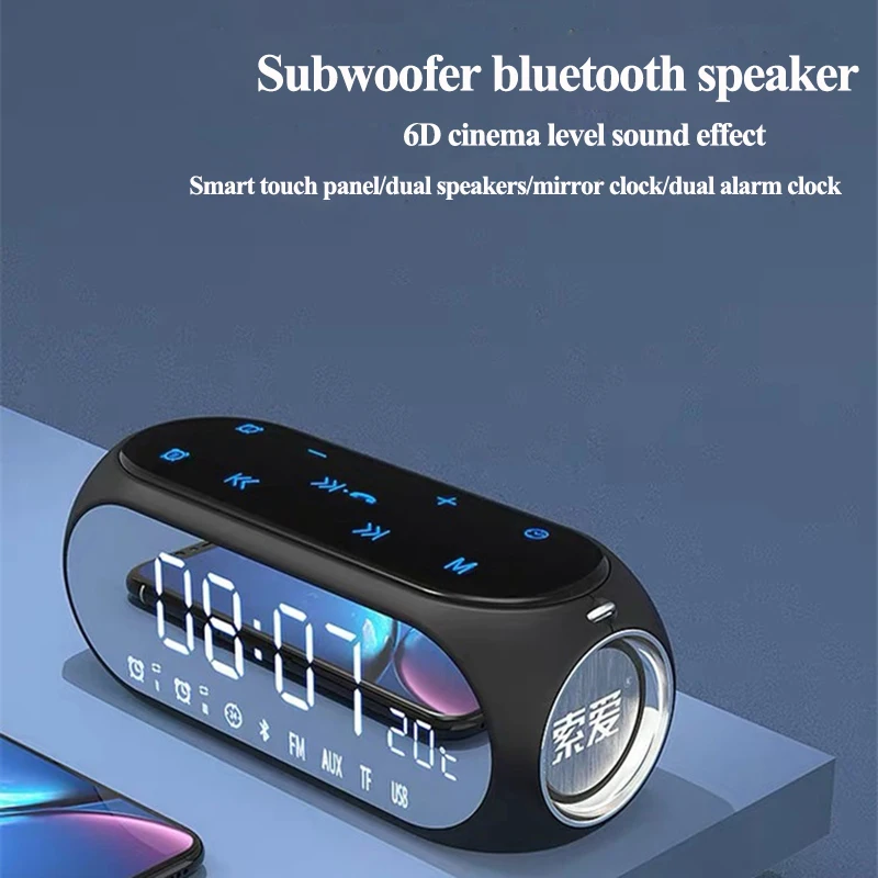 LED display Portable Speakers Bluetooth Column Wireless Outdoor subwoofer Smart touch Double diaphragm music soundbar for home LED display Portable Speakers Bluetooth Column Wireless Outdoor subwoofer Smart touch Double diaphragm music soundbar for home
