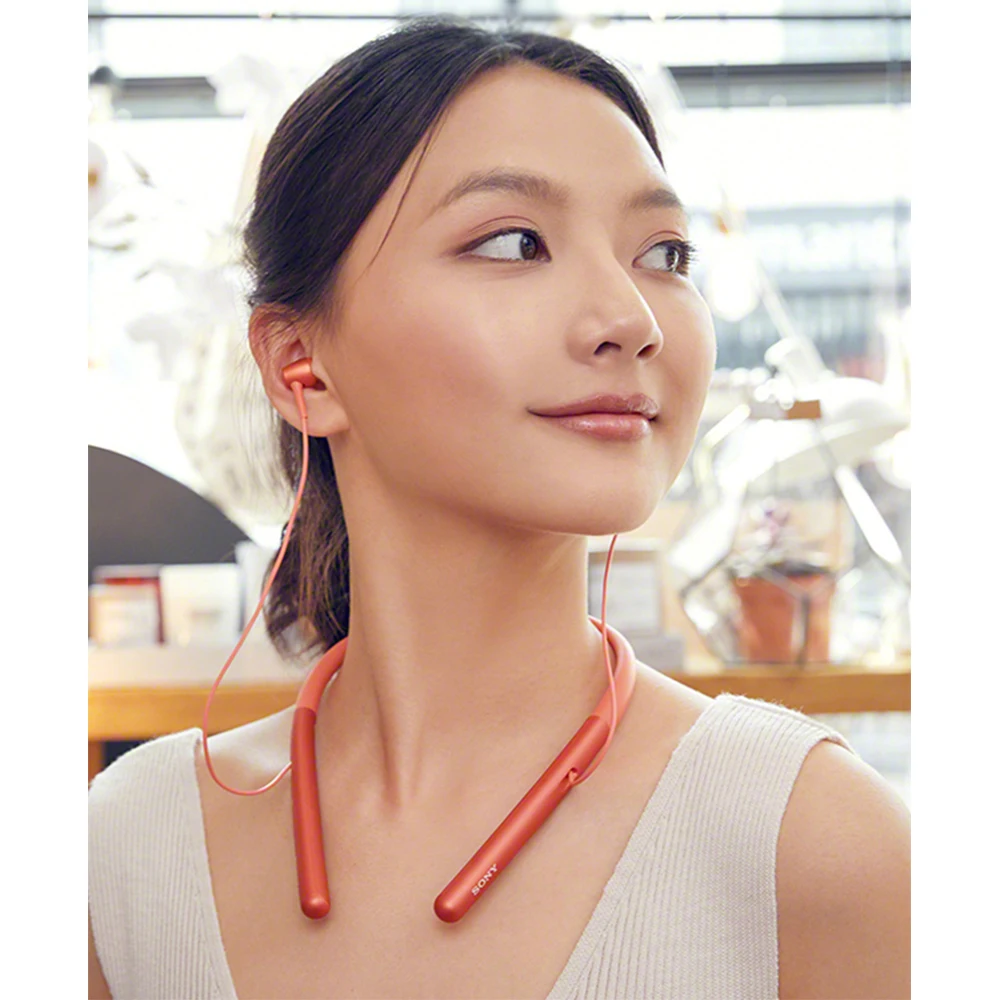 SONY WI-H700 Wireless Hi-Res Stereo Earphones Bluetooth Sport Earbuds Magnetic Headset Handsfree with Mic for iPhone/Samsung