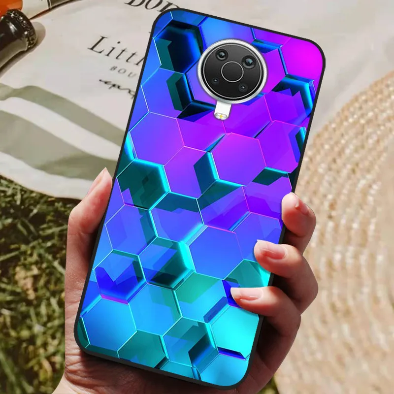 Cat and Wolf Painted Soft Silicone Phone Case - Artistic Back Cover Design