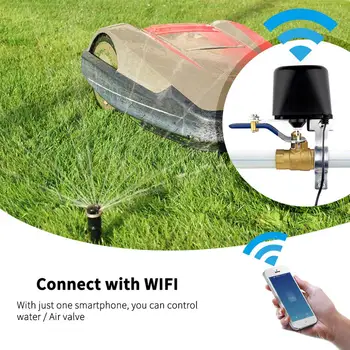

WiFi Automation Control Valve WiFi Smart Water/Gas Valve Tuya Wireless Control Gas/Water Valve Work With Alexa Google Assistant