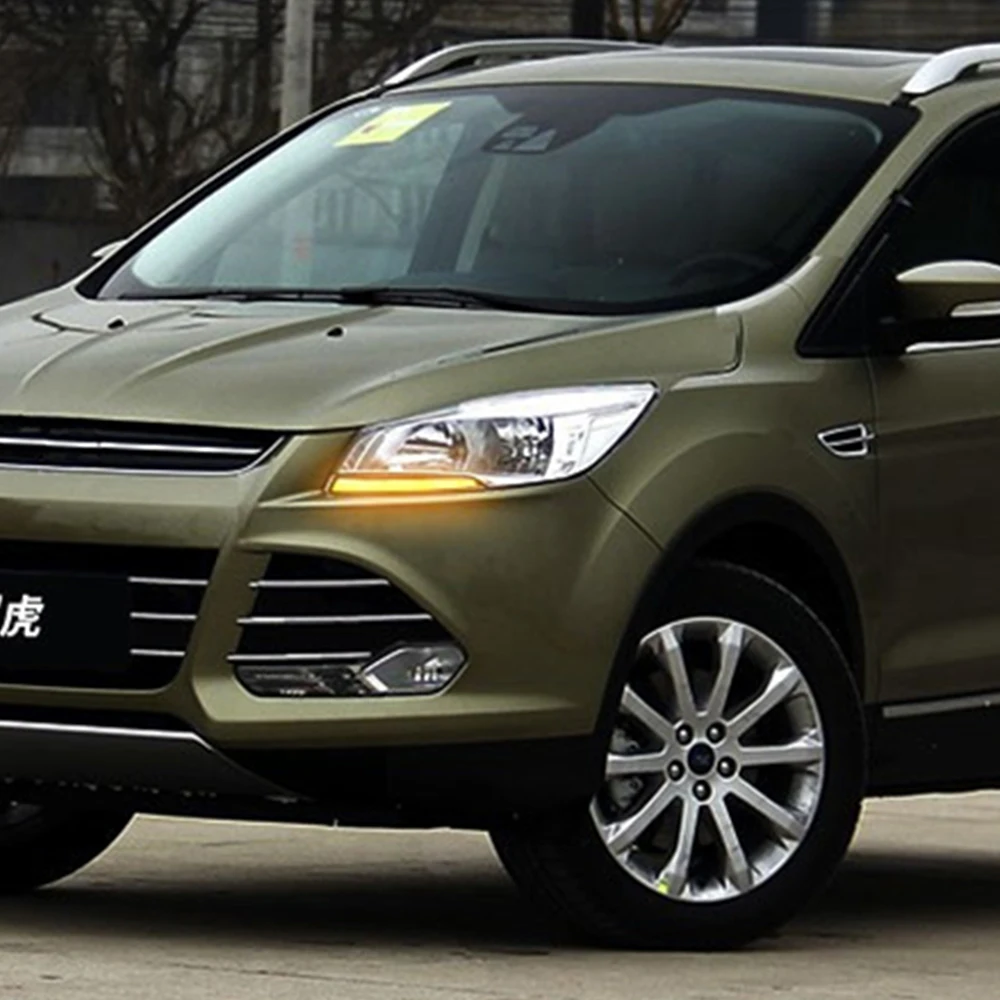 CSCSNL 1 комплект Автомобильные светодиодные фары 12V DRL Габаритные огни дневного