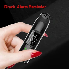 Breath-Alcohol-Tester Powered Digital Professional with Lcd-Screen by Usb-Charger Non-Contact