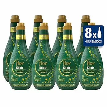 

Flower Elixir Herbal Concentrated Fabric Softener – 8 Packs of 50 Dose