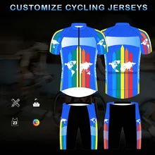 Настраиваемая футболка для велоспорта, топ, рубашка с коротким рукавом для горного велосипеда, одежда для велоспорта