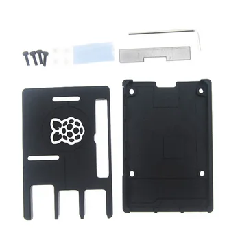 

Thin Aluminum Alloy Metal CNC Enclosure Case Replacement Parts for Raspberry Pi 3B 2B B+ Kit