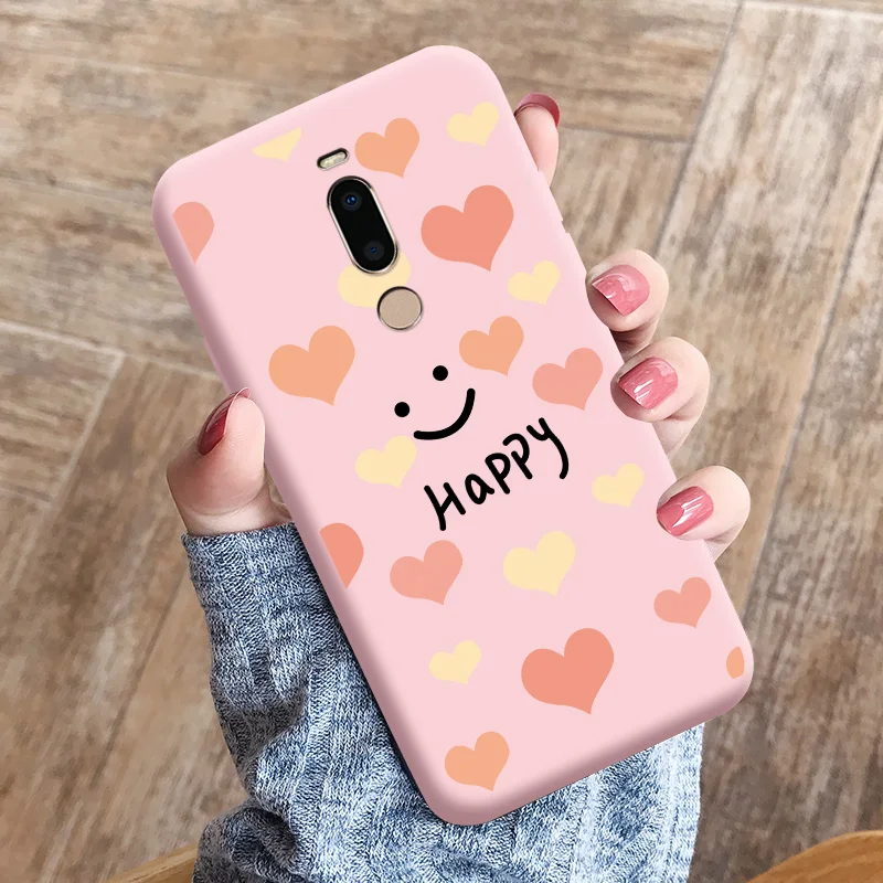 Love Shape TPU Soft Shell For Meizu V8 Prime Case Matte Silicone Fundas For Meizu M8 Case Cute Cartoon Phone Cover For M8 Lite 