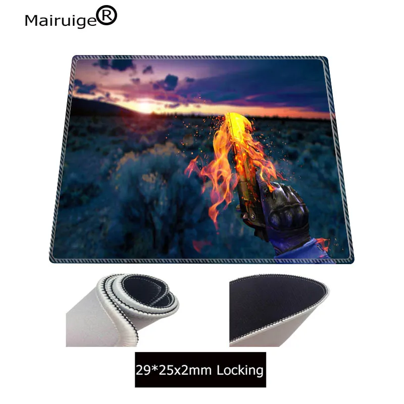 Counter Strike Large Size Gun mouse pad Anti-slip Natural Rubber PC Computer Gaming mousepad Desk M