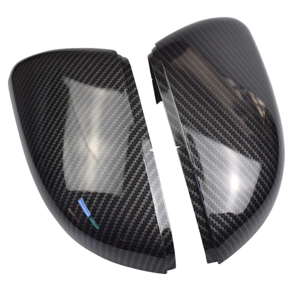 2pcs  Balck ̵  ̷ Ŀ ĸ  ٰ  6 MK6 R GTI VI 2009-2013 Rearview Side Mirror Cover