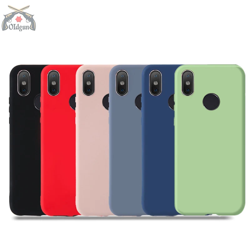 2019 чехол Новое поступление распродажа мягкий для Mi 8 телефона однотонный