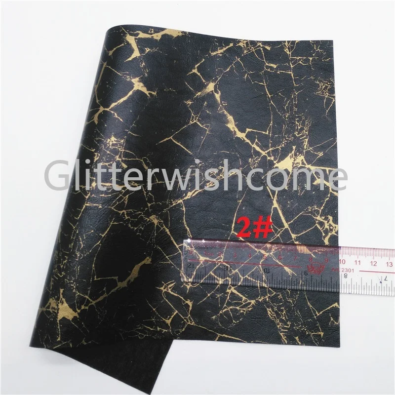 Glitterwishcome 21X29 см A4 размер винил для бантов мраморная Печать искусственная кожа ткань искусственная кожа листы для бантов, GM528A