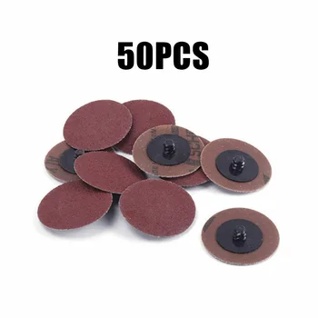 

50pcs/Set 50mm 36 Grits Sanding Discs Alumina Oxide Hook Loop Wood Metal Grinder Pad Replacement Abrasive Tools