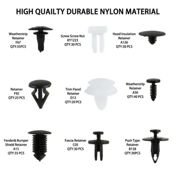 

Bumpers Fastener Clip For Toyota/Mazda/Suzuki 421pcs Car Push Pin Trim Panel