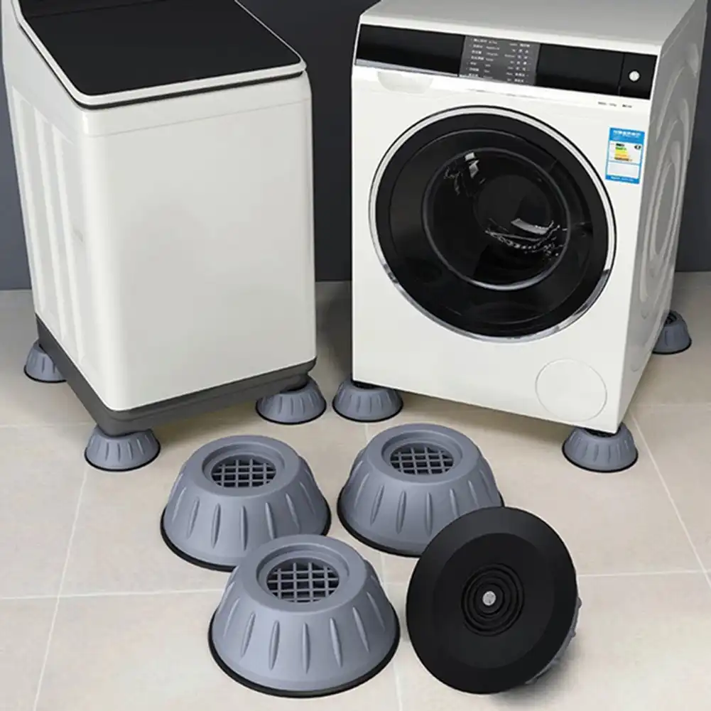 4p foot pad shockproof rubber washing machine pad noise reduction rubber pad noise reduction dryer mat non-slip