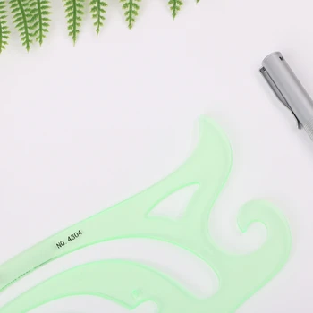 

Students Plastic Drawing Template Curve Ruler Stencil Measuring Tool Stationery 090F