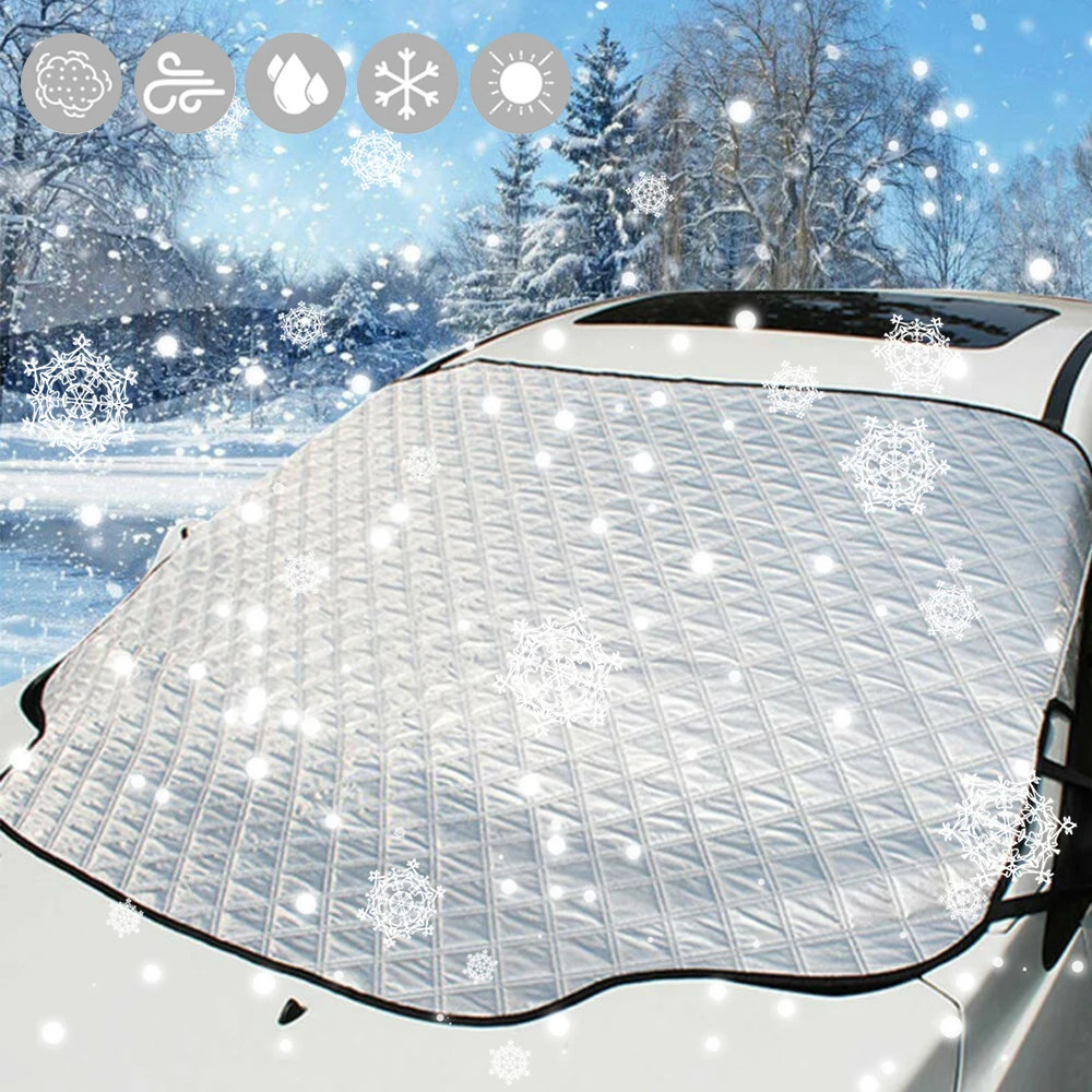 Car Windscreen Windshield Frost Ice Snow Cover Sun Shade Shield Window Protector