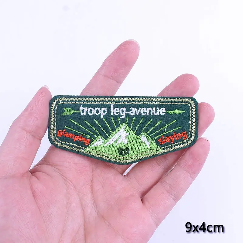 DIY Adventure Badges Surfing Camping Patch Iron On Patches On