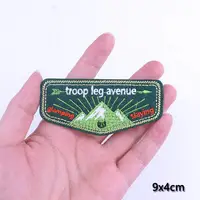 Buy Adventure Travel Patches For Clothing Mountain Camping Badge Space Stripe Iron On Patches On Clothes UFO Embroidery Patch Online - Image 5