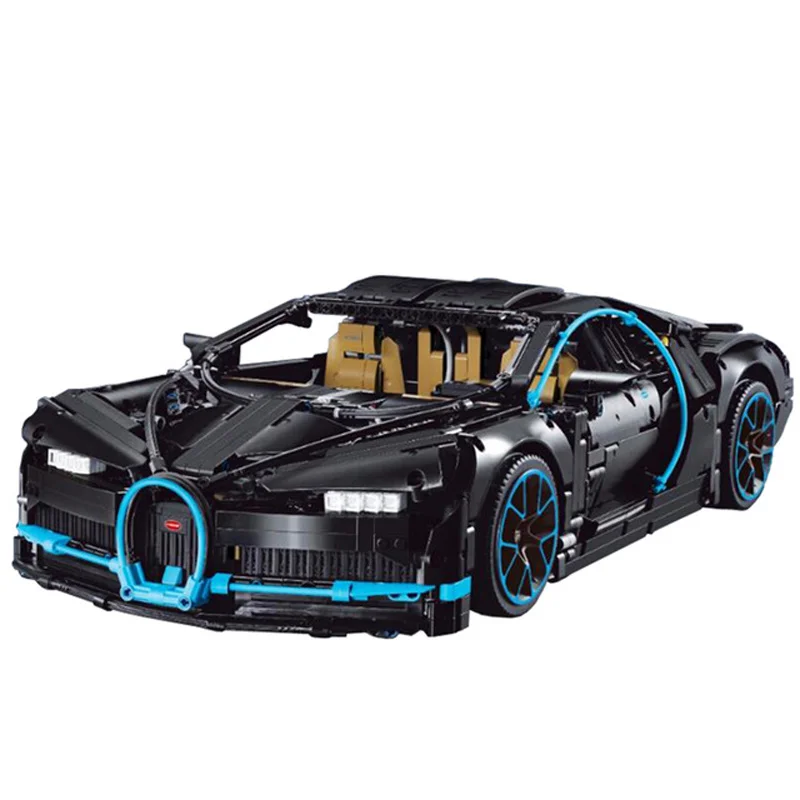 20001 20086 совместимый Technic Volture 42083 42056 Ford Mustang Bugatti Chiron Ford строительные блоки кирпичи игрушка в подарок - Цвет: NO ORIGINAL BOX