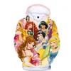 Bell Sleeping Beauty Classic Princess SpiderMan 3D Print Sweater Children Hoodies Jacket Casual Cotton Coat Girls Boys Clothing ► Photo 1/6