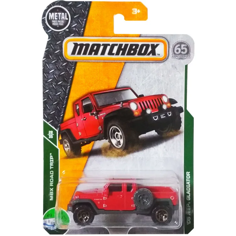´05 Jeep Gladiator Neuf Emballage Matchbox 2018 106 MBX Road Trip 