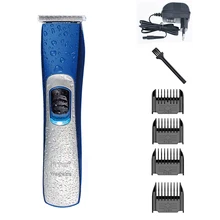 Водонепроницаемый триммер для волос, профессиональная электрическая лезвие машинки для стрижки волос для взрослых детей, заряжаемая машинка для стрижки волос
