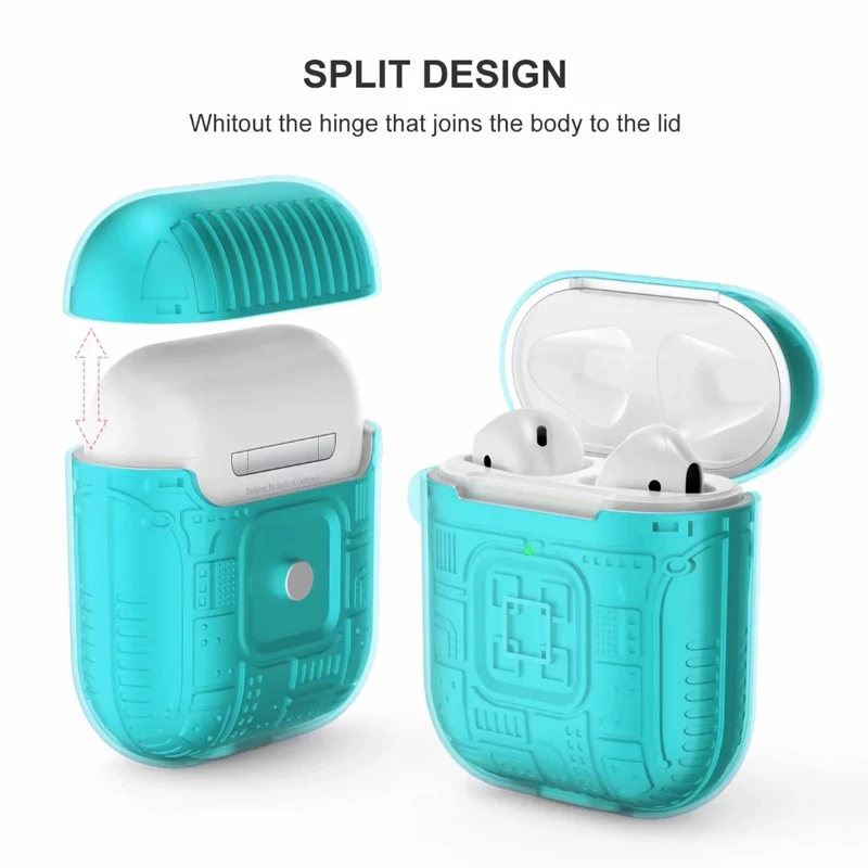 Bluetooth наушники чехол КРЫШКА ДЛЯ гарнитура для airpods Чехлы Броня анти-осенняя оболочка наушники крышка для Air Pods 1 2 сумка для наушников