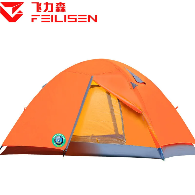 

Aluminum Rod Tent Outdoor Double Layer Double Door Water Resistant Camping Three Seasons Camping Build Ultra-Light Outdoor Tent