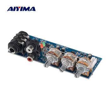 

AIYIMA Preamp Amplifier Board Mono Two Road EQ Tweeter Bass Adjustment Preamplifier DIY Home Sound Theater
