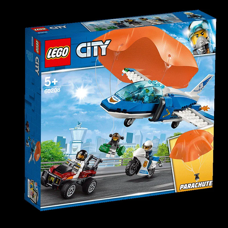 LEGO March New Products City Series Air SWAT Parachute Hunt 60208 Lego Toy Building Blocks
