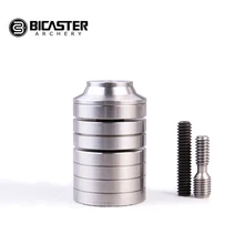 Bicaster pratical tiro com arco estabilizador peso contrapeso kit equilíbrio peso para arco recurvo arco composto