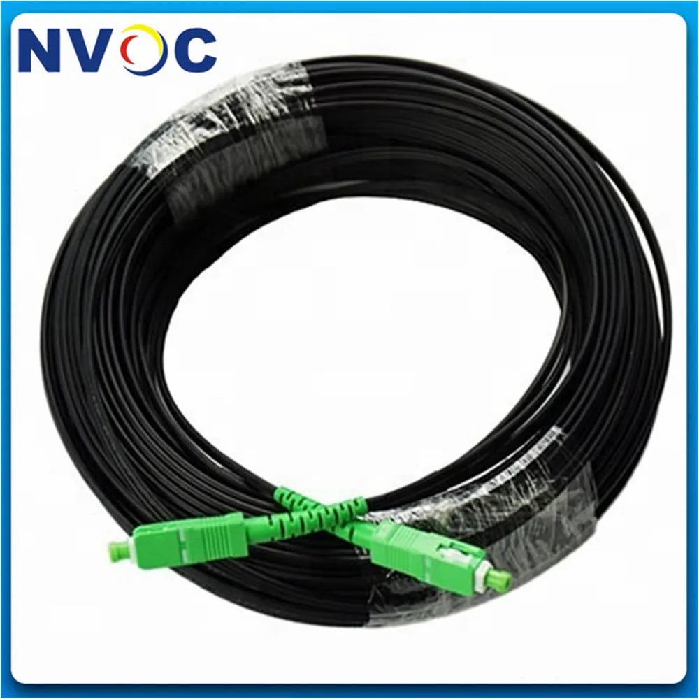 50 м FTTH GJXH внутренний волоконный патч-корд SM Simplex G657A LSZH SC/APC-SC/APC прямой на обоих