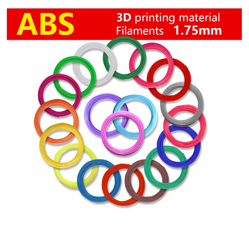3d pen filamen abs1.75mm abs 3d printing pen supplies 3 d pens safety plastic best gift 20color Buy two-10% Send within 24h