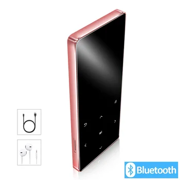 

MP3 Player with Bluetooth Speaker Touch key Built-in 8GB 16GB 128GB HiFi Metal Mini Portable Walkman with radio FM recording