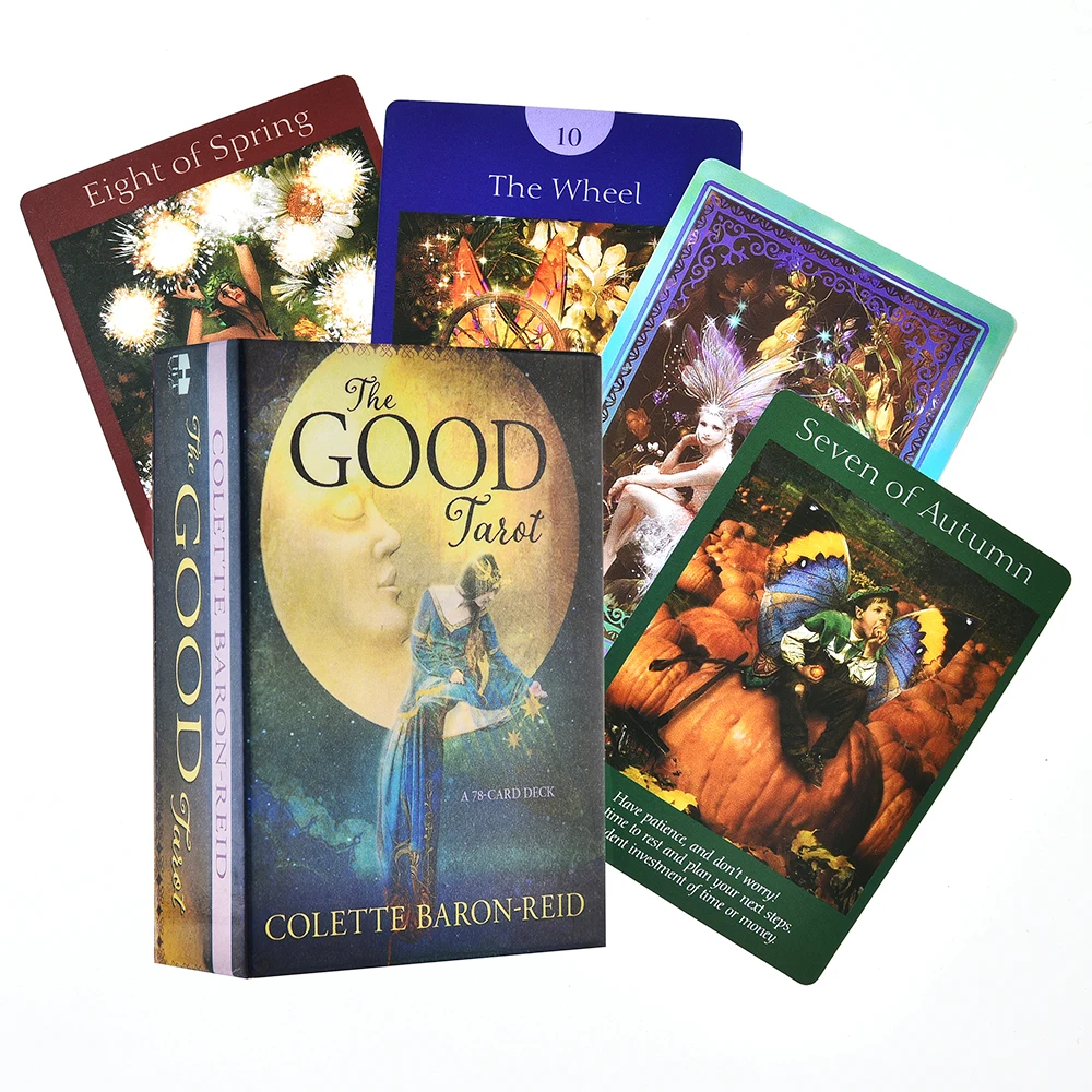The Wild Unknown Animal Spirit сообщения настольная игра колода Tarot Oracles карты коллекция ведьма Guanrdian Ангел стимпанк фонтан - Цвет: good tarot