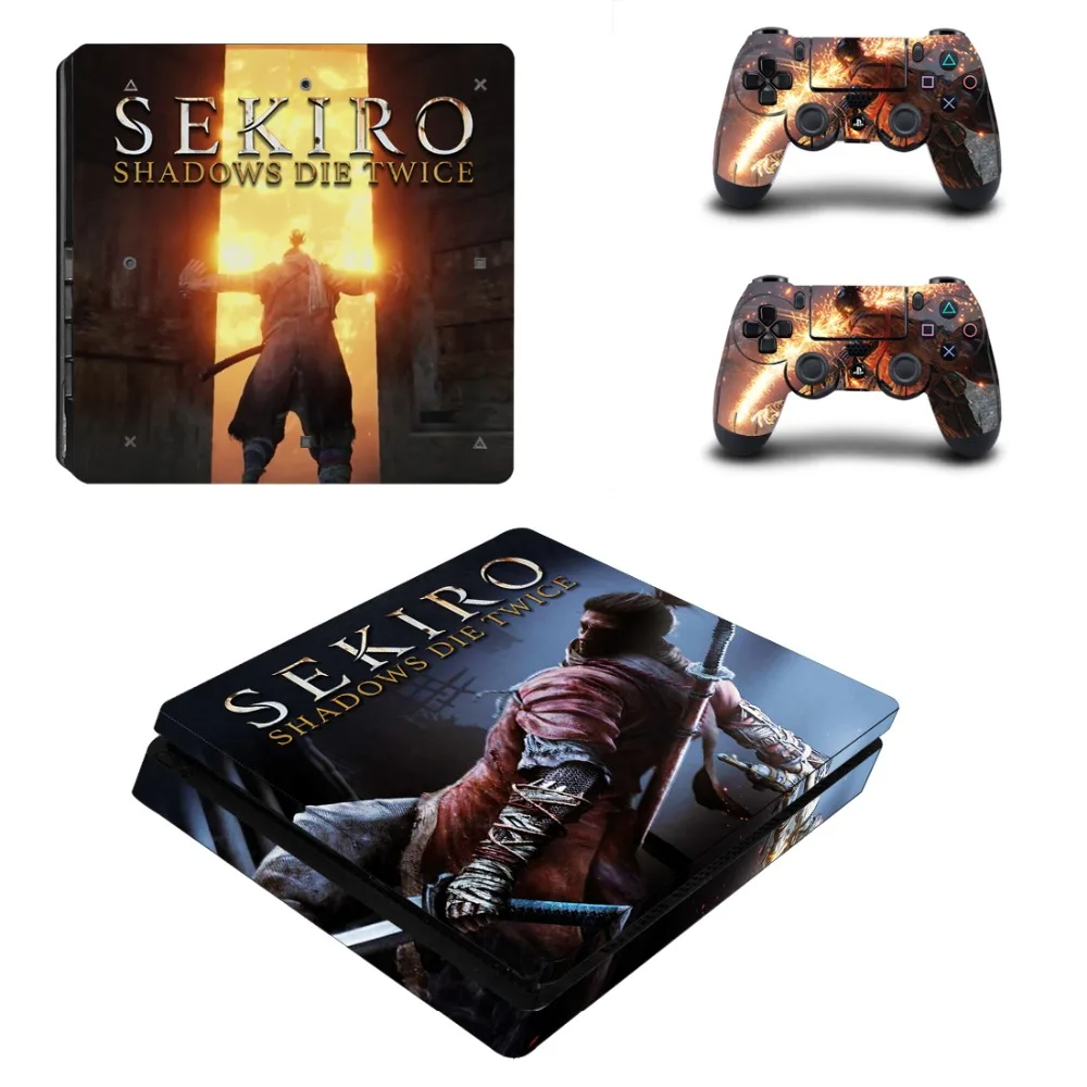 Sekiro Shadows Die Twice полное покрытие лицевые панели PS4 тонкая кожа Виниловая наклейка, стикер для sony Playstation 4 консоль и контроллер