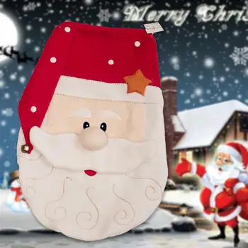 

Toilet Lid Cover Cute Santa Claus Decorative Toilet Seat Cover Bath Lid Cover Christmas Supplies