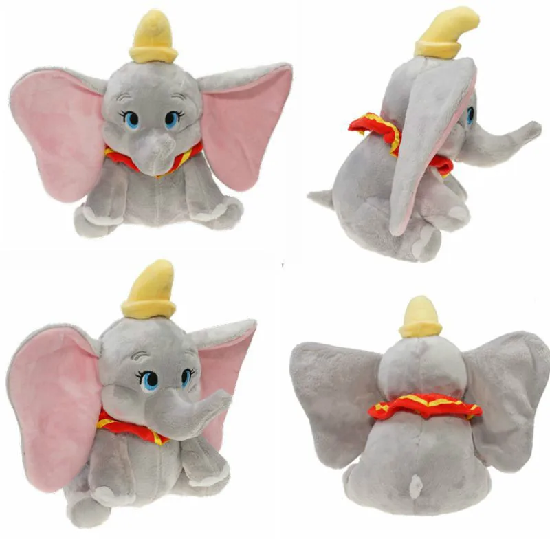 

30cm Elephant Plush Cartoon Toys Gray Elephant Figure Stuffed Plush Animals Soft Peluche Doll