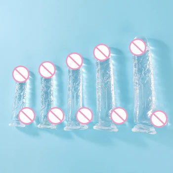 Health TPE Multiple Size Fake Penis Sex Toys Butt Plug Anal Toys Strap On Suction Cup Huge Realistic Dildo Adult Toys 2