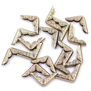 

Corner Protector For Photo Book Scrapbooking Albums Menus Folders Classic Gold Plated Bag Purse DIY Findings 21mm 20Pcs