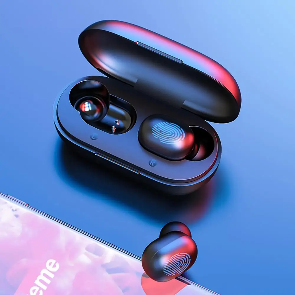 GT1 отпечатков пальцев сенсорные беспроводные Bluetooth наушники с шумоподавлением