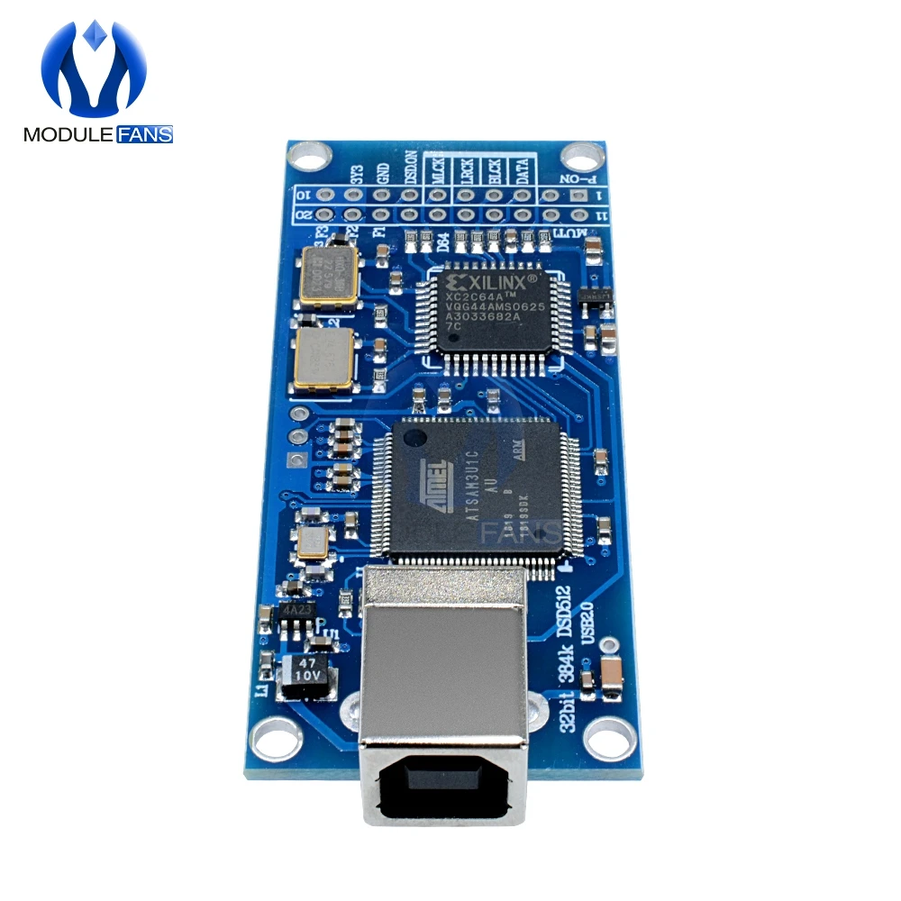 ATSAM3U1C XC2C64A DU1 USB в цифровой интерфейс IIS интерфейс ЦАП Декодер Плата Поддержка DSD512 32 бит 384K ies DSD выход для Amanero