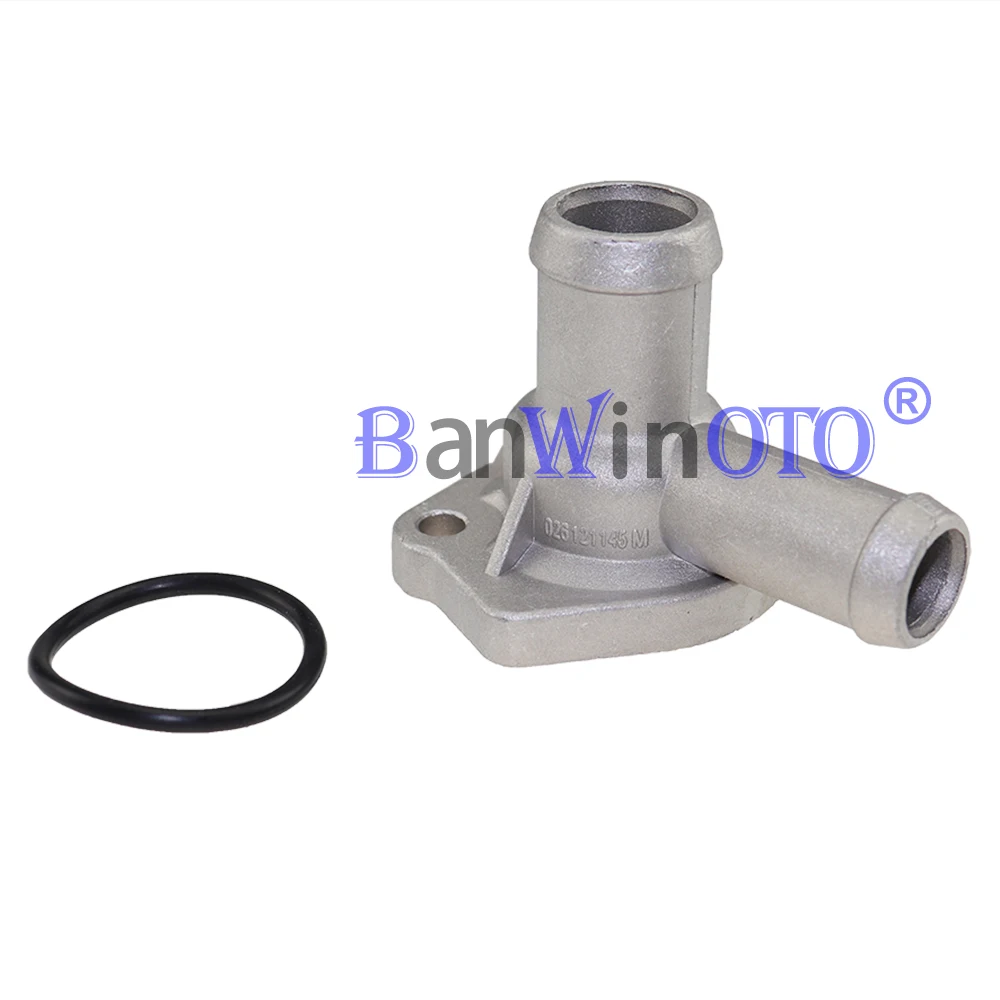 Aluminium Coolant Fitting Hose Connector Coupler Water Pipe for VW PASSAT 83 026121145M 026 121 145M 026 121 145 M water hose fitting